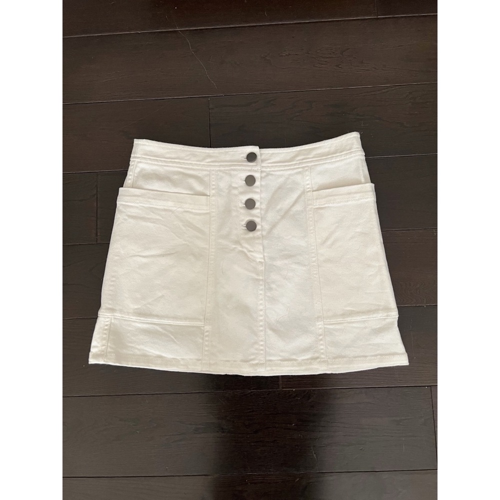 Theory Mini Denim Skirt